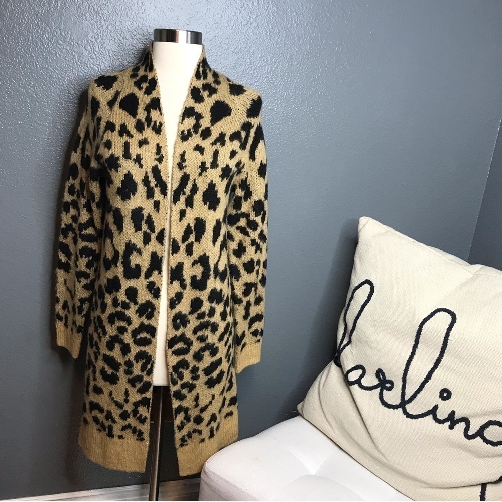 BP animal print sweater size XS